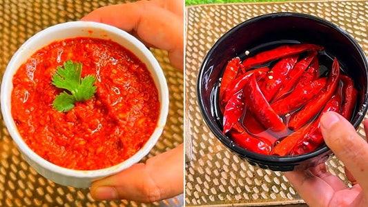 राजस्थानी की  सिलबट्टे लाल मिर्च की चटनी 500 GM